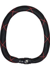 Abus 9210 IVY, lock-chain , color: Black/Red , size: 85 cm