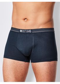 Mustang Heren Broek in 2x marine + 1x rookblauw ,maat S, Witt, 95% Katoen, 5% Elastan