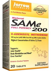 Jarrow Formulas SAMe - 200 mg, 20 Tabletten