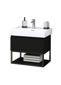 BELVIT Unterschrank-Set mit 60 cm Keramikwaschbecken Aufsatz- oder