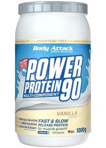Body Attack Sports Nutrition Body Attack Power Protein 90, 1000 g Dose, Vanilla