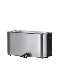 Tostador automático de 2 ranuras largas Severin AT 2590 Acero inoxidable mate-negro 1.400 W