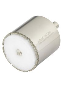 Wolfcraft Corona de perforación de diamante "Ceramic" con broca centradora y vástago 5929000