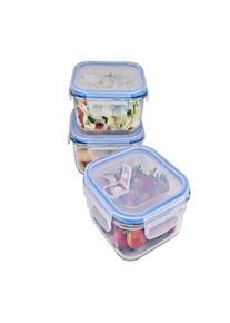 INALSA Fiambrera cuadrada cristal 1200cc