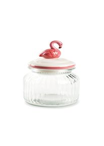 Excelsa tarro Tropical vidrio 11x11x18 cm multicolor