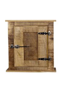 SIT-MÖBEL SIT Möbel Armario de pared | 1 puerta | madera de mango lacada natural | L 45 x P 20 x Alt 70 cm | 02502-01 | serie FRIGO