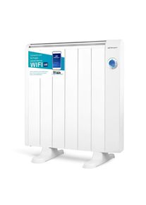 Orbegozo emisor térmico con wifi RRW 1000, 6 elementos, sin aceite, programable, 3 modos, Orbegozo App, display LCD, 1000 W