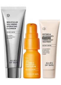 Allies of Skin - 7 Days to Brighter Skin Brightening Skincare Kit - Vitamin C Serum