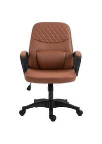 Vinsetto Sedia Poltrona Massaggiante in Similpelle con Altezza Regolabile