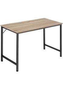 TecTake Scrivania Jenkins - Industriale legno chiaro, rovere Sonoma, 120 cm - 404462