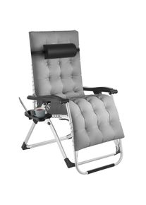 TecTake Sdraio Cloud pieghevole, regolabile in continuo - 405186