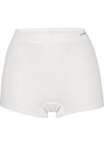 wäschepur Damen Panty mit bequemem Softbund 2x weiß + 2x grau-meliert Größe 52