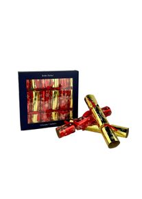 Cracker di Natale di Robin Parker - 27 x 26 x 4,5 cm - Cracker di Natale - Regalo di Natale - Regalo - Pacchetto di Natale - Rosso/Oro