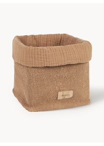 nobodinoz Organic Cotton Kids Storage Basket Wabi Sabi Brown Cotton, Organic cotton B 20 x D 20 cm