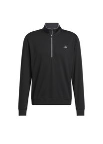 adidas Golf Funkcion&aacute;lis felső 'Lightweight Half-Zip' F&eacute;rfi fekete , M&eacute;ret XS