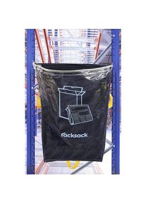 Racksack , capacidad 160 l, azul/transparente