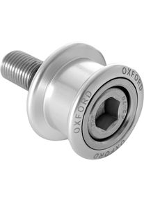 Oxford Spinners, paddock stand bobbins , color: Silver , size: M8 x 100 mm