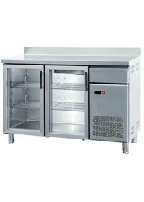 Mesa Refrigerada Frontal de 3 puertas de vidrio - 220W - 2017x600x1050mm