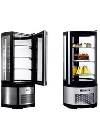 Vitrina refrigerada redonda 105 l, 230 W, 480x480x1030 mm