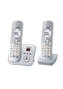 Panasonic KX-TG6822 Teléfono DECT Identificador de llamadas Plata
