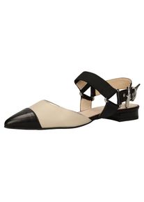 Nero Giardini Escarpins à bride arrière Femme beige, noir taille 36