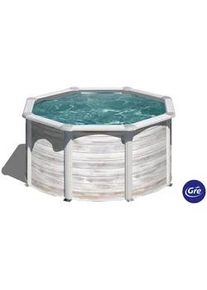 GRE Pool-Set , Weiß , Metall , 120 cm , Freizeit & Co, Pools & Wasserspaß, Pools, Stahlwandpools