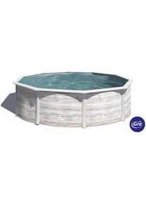 GRE Pool-Set , Weiß , Metall , 120 cm , Freizeit & Co, Pools & Wasserspaß, Pools, Stahlwandpools
