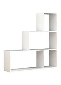 Vcm Mid.you Regal , Weiß , Holzwerkstoff , 117x123x29 cm , stehend , Wohnzimmer, Regale, Bücherregale