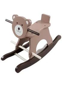 My Baby Lou Schaukeltier , Braun , Holz , Kiefer , massiv , 36x42x66 cm , unisex , EN 71 , Haltegriffe , Spielzeug, Holzspielzeug