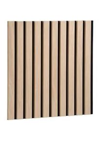 Livetastic Wandpaneel , Beige , Kunststoff, Holzwerkstoff , Holzoptik , 41x41x2.1 cm , in variablen Breiten/Höhen in Filiale bestellbar , Wohnzimmer, Regale, Wandregale