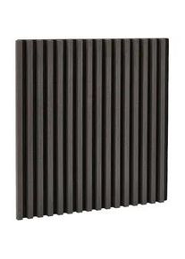 Livetastic Wandpaneel , Schwarz , Kunststoff, Holzwerkstoff , Holzoptik , 41x41x2.1 cm , Wohnzimmer, Regale, Wandregale