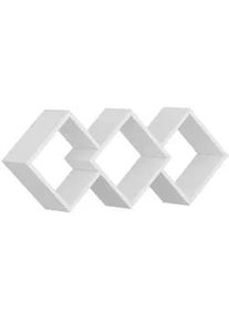 Livetastic Wandregal , Weiß , Holzwerkstoff , Uni , 102x42x20 cm , hängend , Kleinmöbel