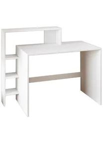 Livetastic Schreibtischkombination , Weiß , Holzwerkstoff , Uni , 120x55x96 cm , Büromöbel, Schreibtische, Schreibtischkombinationen