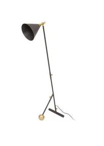 Kayoom Stehleuchte , Schwarz, Goldfarben , Metall, Kunststoff , 30x148x42 cm , Lampen & Leuchten, Innenbeleuchtung, Stehlampen, Stehlampen