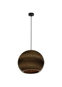 Marama Hängeleuchte , Braun, Schwarz , Metall, Karton , Uni , rund , 150 cm , RoHS, Ce , Lampen & Leuchten, Leuchtenserien