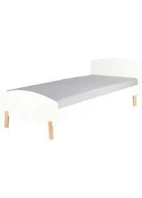 Livetastic Bett , Naturfarben, Weiß , Holz , Pinie , massiv , 90x200 cm , Schlafzimmer, Komplette Schlafzimmer und Serien, Schlafzimmerserien