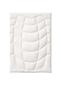 Steppdecke , Weiß , Textil , Füllung: Wildseide , 155x220 cm , Oeko-Tex® Standard 100 , Heimtextilien, Kopfpolster & Bettdecken, Bettdecken, Steppdecken