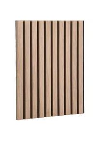 Livetastic Wandpaneel , Walnussfarben , Kunststoff, Holzwerkstoff , Holzoptik , 41x41x2.1 cm , Wohnzimmer, Regale, Wandregale
