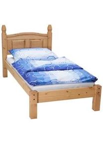 Möbilia Livetastic Bett , Naturfarben, Honig , Holz , Kiefer , massiv , 90x200 cm , Schlafzimmer, Komplette Schlafzimmer und Serien, Schlafzimmerserien