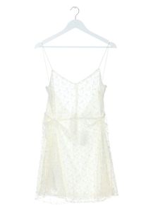 Mango Suit Sukienka na ramiączkach Damski, Rozmiar 38, biały, Poliamid