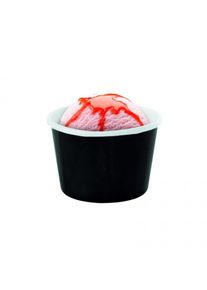PuntoQPack 50 Uds. 50 Uds. Tarrina de helado cartón negro (60ml) Ref PW210POC60N Ref.PW210POC60N