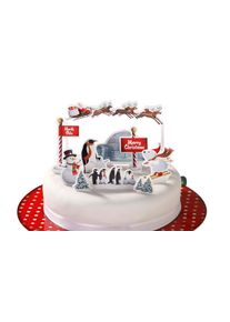 Talking Tables Torten Dekoset Weihnachts Pinguine