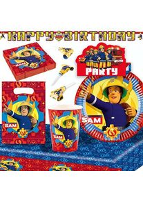 Amscan Fireman Sam SOS party package 70 pièces