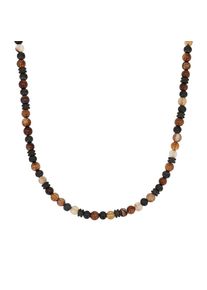 s.Oliver , Jungen,Kinder,Jugendliche , Kette ohne Anhänger »2039723« mit Achat , grau-braun , Jungen Kette von s.Oliver