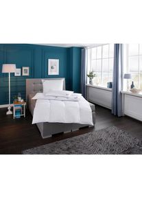 Ribeco , Federbettdecke »Anker« extrawarm Füllung Federn & Daunen Bezug Baumwolle 1 Stk. tlg. , weiß , Bezug: 100% Baumwolle. Füllung: 90% Federn,...