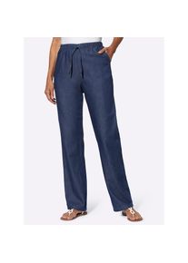 Classic Basics , Damen , Bequeme Jeans , blue-stone-washed , Normalgrößen , 56 -Normalgrößen , 56 , reine Baumwolle