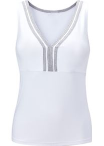 w&auml;schepur Damer BH-linne med kontrastpasspoaler gr&aring;melerad Gr&ouml;&szlig;e 36