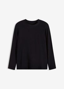 Thermoshirt - zwart - maat 44/46 (L) - viscose - bonprix