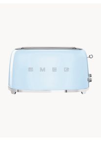 Smeg Long Slot Toaster 50's Style Blue High-grade steel B 41 x D 21 cm