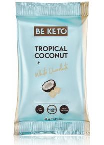 BeKeto Keto Bar, 9 x 40 g Riegel, Tropical Coconut